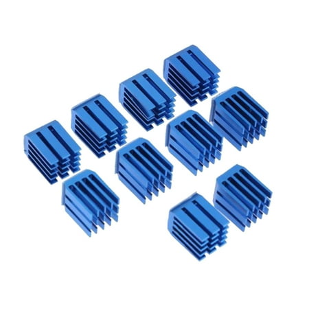 10pcs Stepper Motor Driver Heat Sinks Cooling Block for TMC2100/8825 10pcs Stepper Motor Driver Heat Sinks Cooling Block for TMC2100/8825